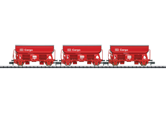MINITRIX 1:160 Side-unloading hoppers set, SBB - item 15098