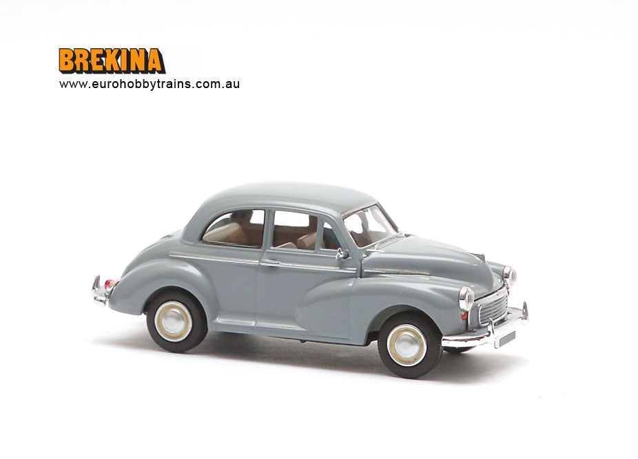 BREKINA 1:87 MORRIS MINOR 1000 (RHD) , grey - item 15203