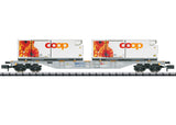 MINITRIX 1:160 "COOP®" container freight wagon - item 15491