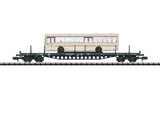 MINITRIX - N SCALE Freight car with a city bus, DB - item 15862
