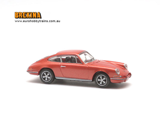 BREKINA 1:87 PORSCHE 911 orange/brown metallic - item 16229
