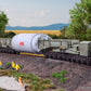 KIBRI 1:87 MAN low-loader waggon Uaai 678.9 with generator stator - KIT- item 16507