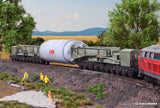 KIBRI 1:87 MAN low-loader waggon Uaai 678.9 with generator stator - KIT- item 16507