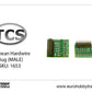 TCS DCC - European Hardwire Adapter Board 21MTC board (MALE) 1 piece - SKU-1653