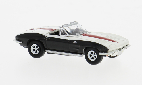 BREKINA 1:87 Chevrolet Corvette C2 Cabrio, Racing 1962 - item 18029