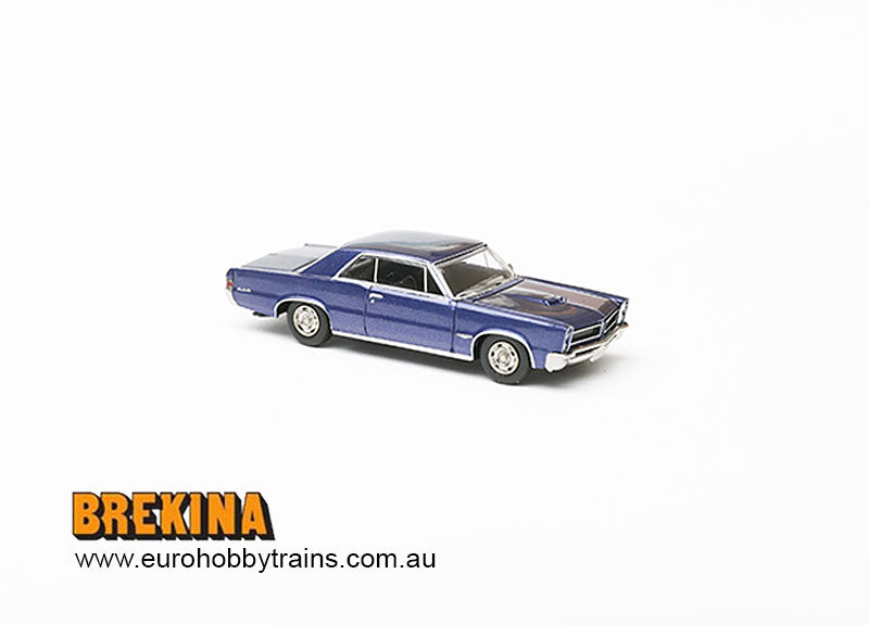 BREKINA 1:87 Pontiac GTO Coupe, metallic blue/violet - item 18102