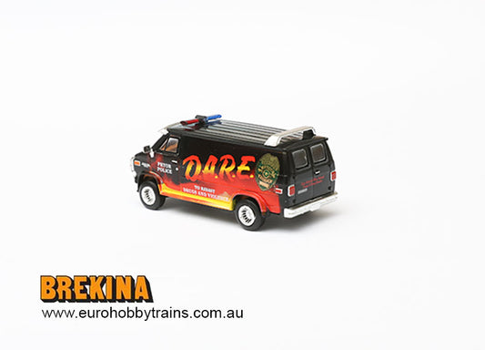 BREKINA 1:87 Chevrolet C20 VAN D.A.R.E - item 18258