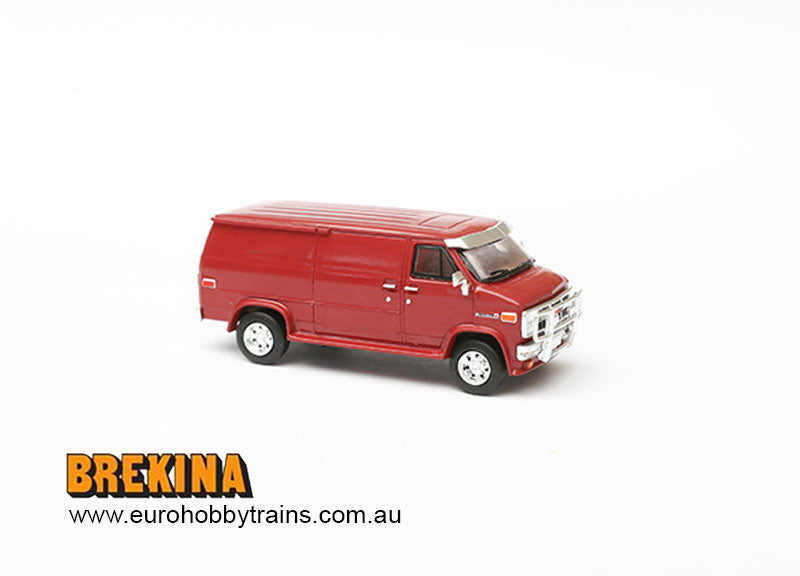 BREKINA 1:87 GMC Vandura van, metallic red - item 18259
