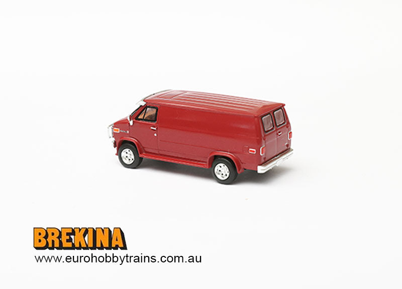 BREKINA 1:87 GMC Vandura van, metallic red - item 18259