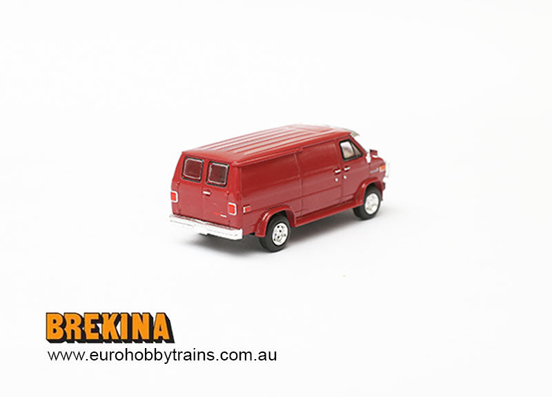 BREKINA 1:87 GMC Vandura van, metallic red - item 18259