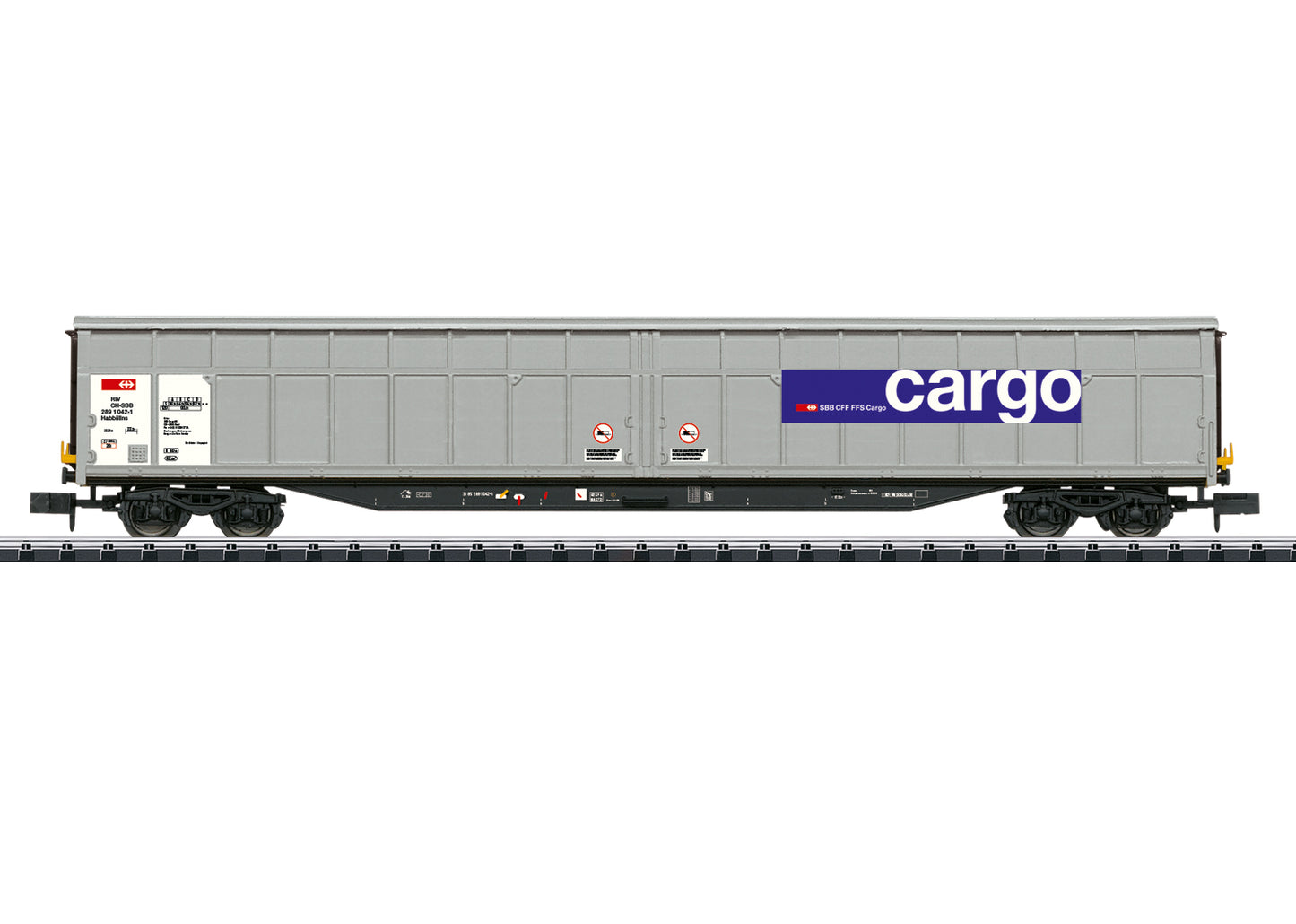 MINITRIX 1:160 large-capacity sliding wall freight wagon - item 18427