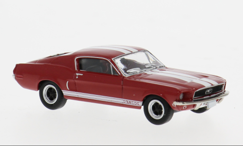 BREKINA 1:87 Ford Mustang GT 350 Fastback, red/white 1968 - item 19605