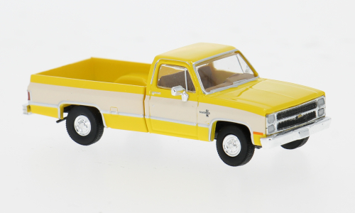 BREKINA 1:87 Chevrolet C 10, Yellow/white 1982 - item 19655