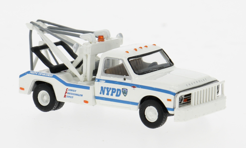 BREKINA 1:87 Chevrolet C 30 Tow Truck, NYPD 1968 - item 19668