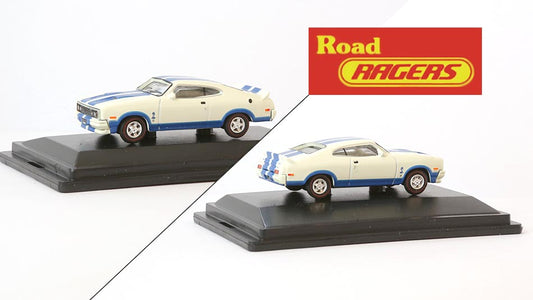 ROAD RAGERS HO 1:87 - 1978 XC Cobra – White with blue stripes