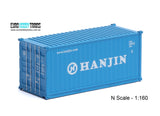 1:160 HANJIN 20 foot Freight shipping container