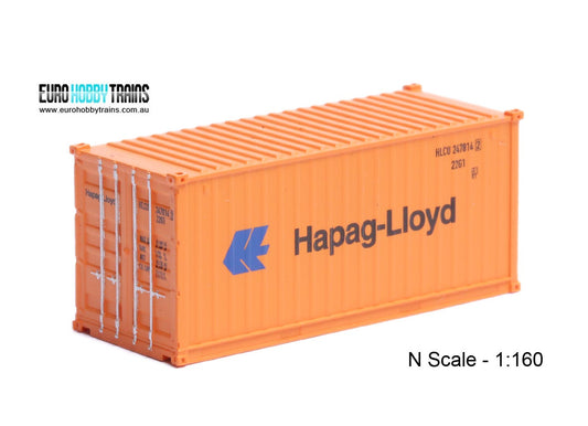 1:160 HAPAG-LLOYD 20 foot Freight shipping container