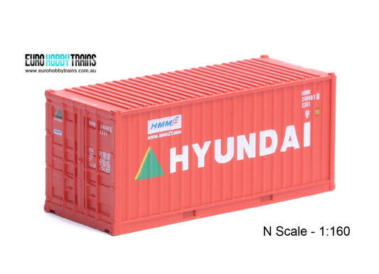 1:160 HYUNDAI 20 foot Freight shipping container