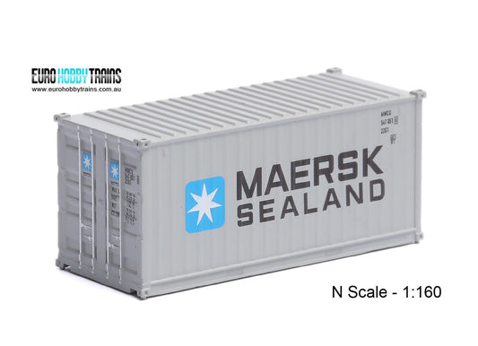 1:160 MAERSK SEALAND 20 foot Freight shipping container