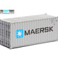 1:87 Scale MAERSK 20 foot shipping container