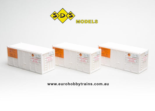 SDS MODELS 1:87 20' Containers NOB Explosives pack B