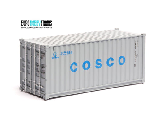 1:87 Scale COSCO 20 foot shipping container