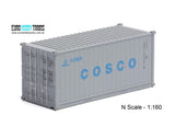 1:160 COSCO 20 foot Freight shipping container