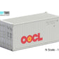 1:160 OOCL 20 foot Freight shipping container