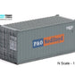 1:160 P&O NEDLLOYD 20 foot Freight shipping container