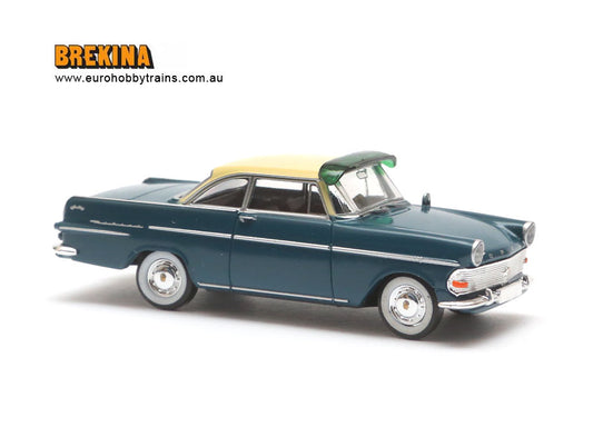 BREKINA 1:87 OPEL Rekord P2 Coupe, beige/blue - item 20130