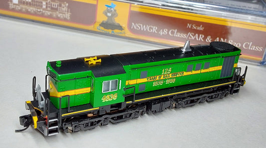 GOPHER MODELS 1:160 48 Class locomotive 4836 125 Anniversary scheme