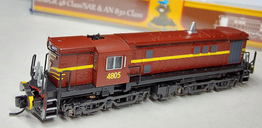 GOPHER MODELS 1:160 48 Class locomotive mark 1 Indian red