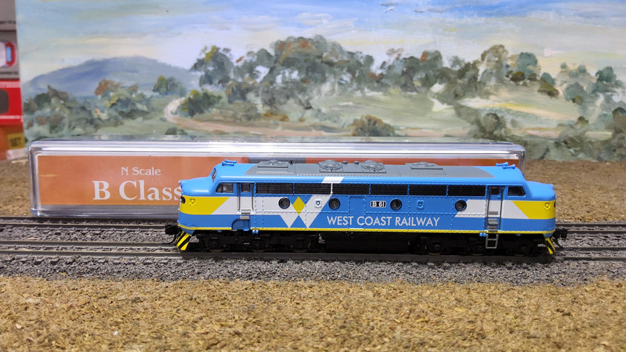 GOPHER MODELS 1:160 B Class West Coast Railway diesel locomotive