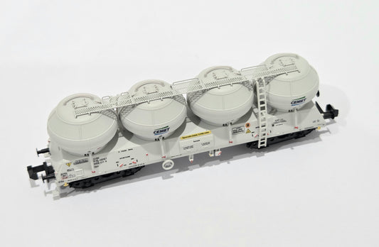 MINITRIX 1:160 Type Uacs 408S, 6x Silo Wagons Set - item 18291