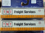 ON TRACK MODELS 1:87 TNT Freight Services 40' Curtain sided Containers - item 40CS-11a