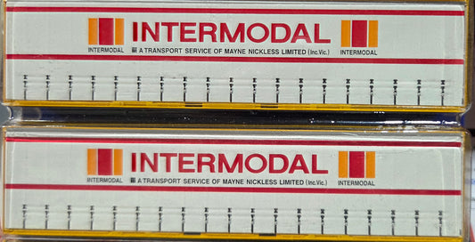 ON TRACK MODELS 1:87 Intermodal 40' Curtain sided Containers - item 40CS-30