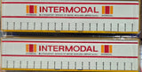 ON TRACK MODELS 1:87 Intermodal 40' Curtain sided Containers - item 40CS-30