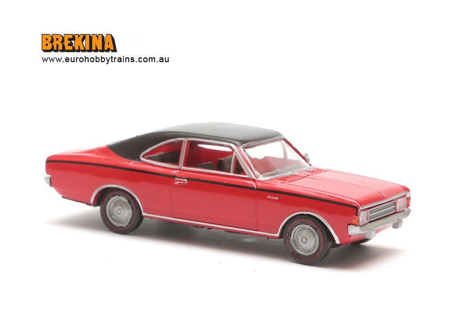 BREKINA 1:87 - Record C coupe, red with black roof top - item 20653