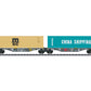 TRIX 1:87 Double container freight wagon Sggrss 80 - item 24803