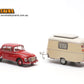 BREKINA 1:87 - Auto Union 1000 with caravan- item 28022