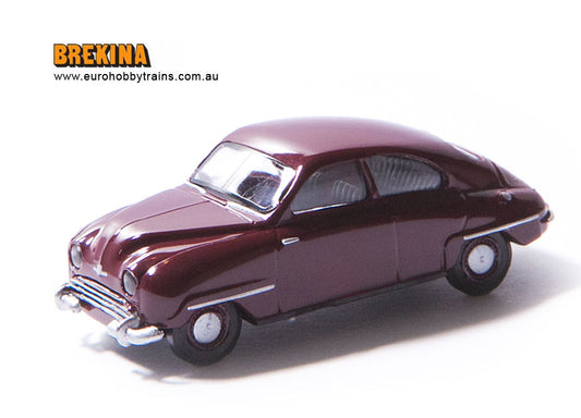 BREKINA 1:87 Saab 92, burgundy - item 28600