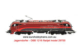 JAGERNDORFER 1:87 Electric locomotive 1216 OBB RailJet - item 29100