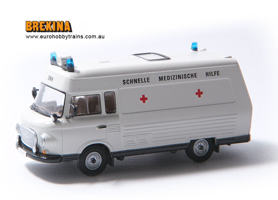 BREKINA 1:87 Barkas B1000 bus SMH 3, white - item 30401