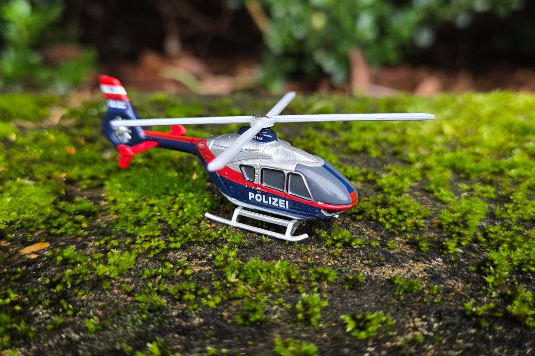 JAGERNDORFER 1:160 Austrian Police Helicopter, metal body - item JC3102