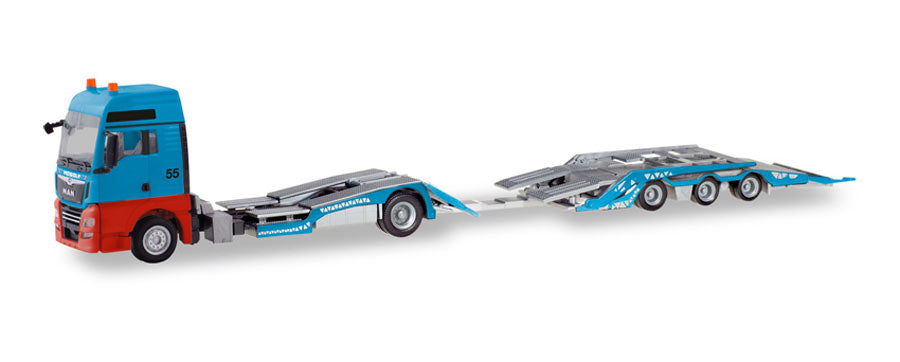 HERPA 1:87 MAN TGX XXL truck transporter trailer - item 310406