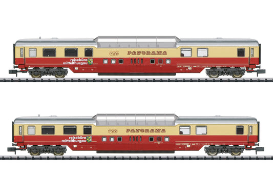 MINITRIX 1:160 Panoramic carriage set “Special Tea” - item 18712