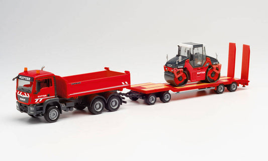 HERPA 1:87 - MAN TGS M Construction tipper with a DV90 roller - item 312349