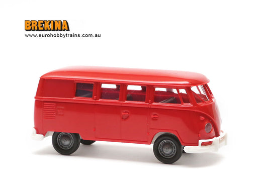 BREKINA 1:87 VW T1b Kombi, red - item 31553