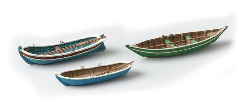 ARTITEC 1:87 Rowing boats x3 - item 387.08