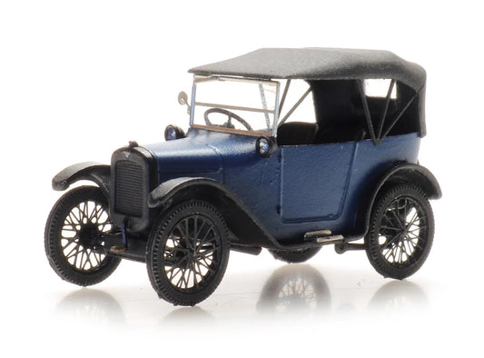 ARTITEC 1:87 Austin 7 hood up, dark blue - item 387.515